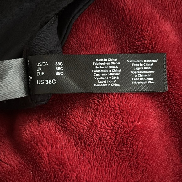 DKNY Litewear Custom Lift padded T-shirt Bra Sz 38C Black - Picture 6 of 14